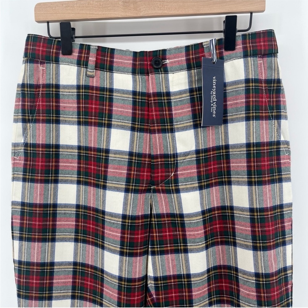 Vineyard Vines wool plaid tartan pants trousers 32/32